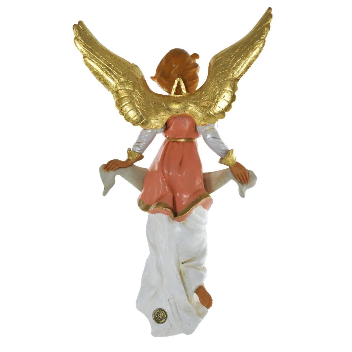 Statua presepe 45 cm angelo da appendere