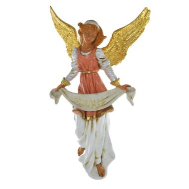 Statua presepe 45 cm angelo da appendere