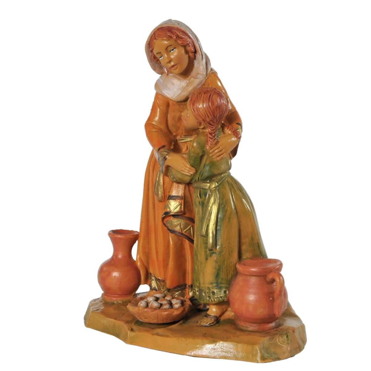 Statua presepe 12 cm darah grace madre figlia