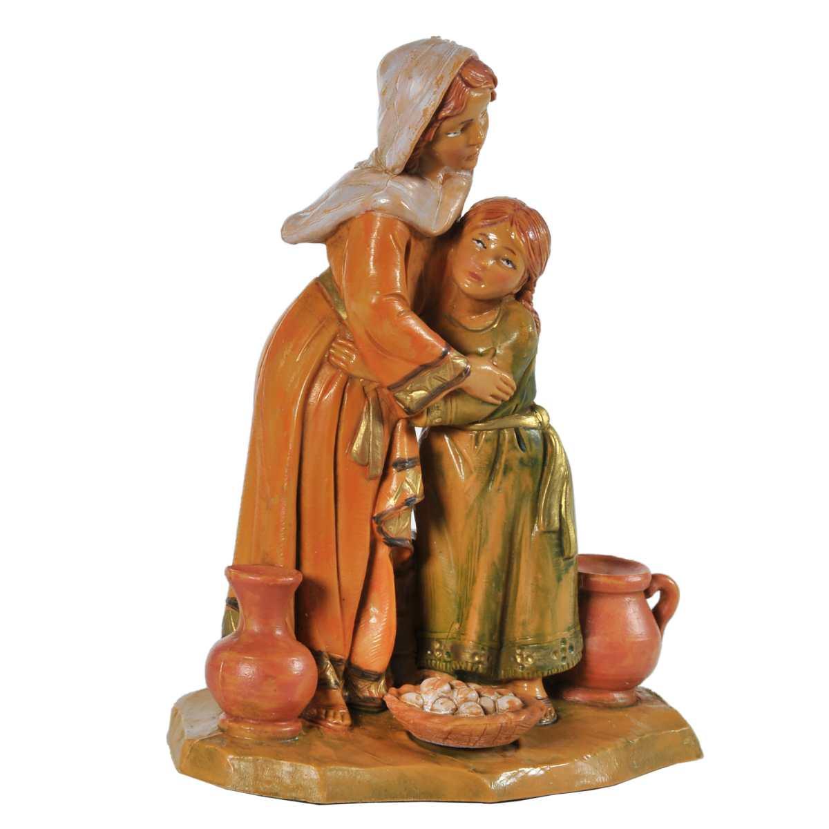 Statua presepe 12 cm darah grace madre figlia
