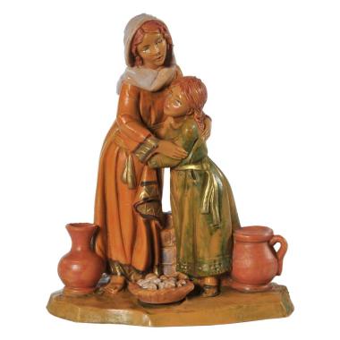 Statua presepe 12 cm darah grace madre figlia