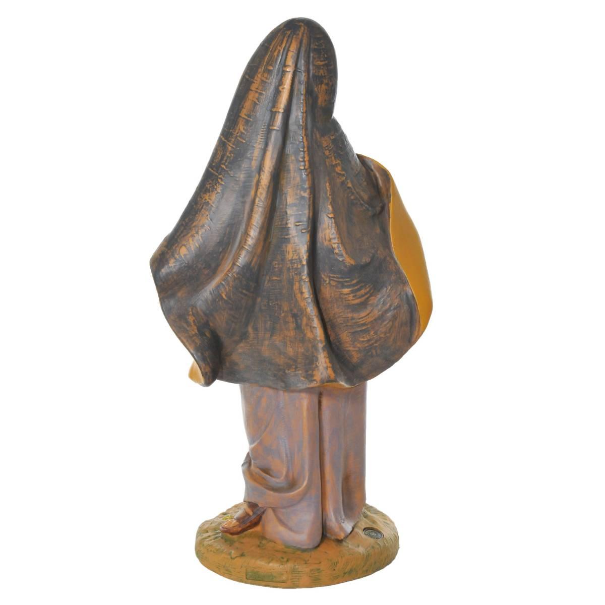 Statua presepe 45 cm pastore piffero casacca