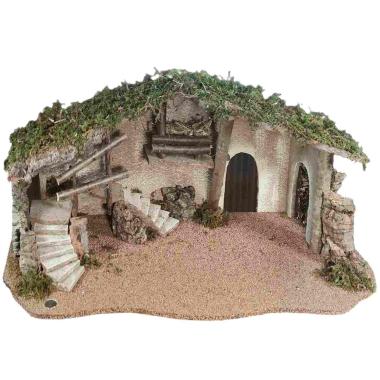 Capanna presepe legno altezza