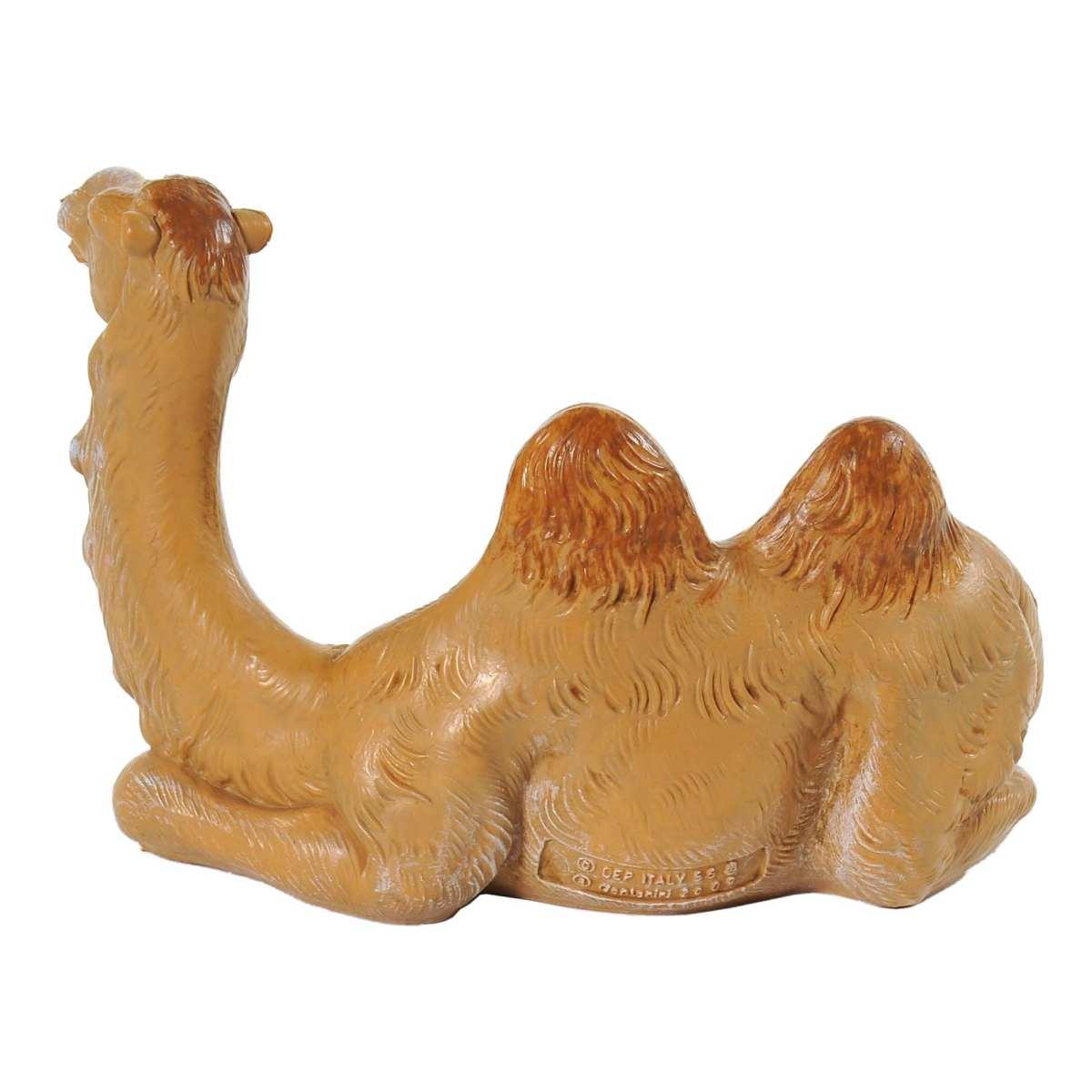 Statua presepe 12 cm cammello seduto