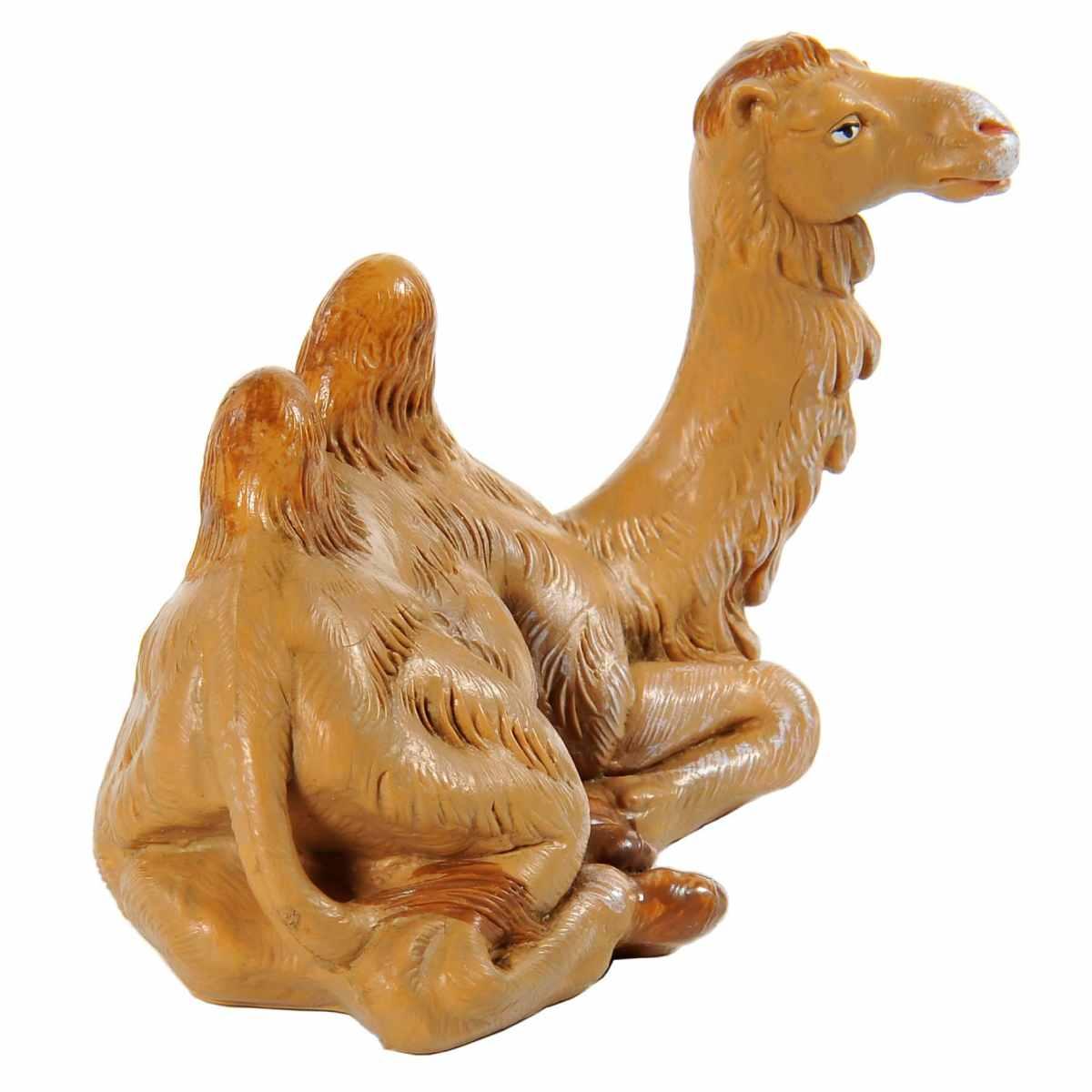 Statua presepe 12 cm cammello seduto