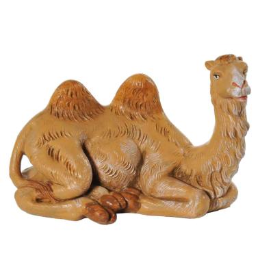 Statua presepe 12 cm cammello seduto