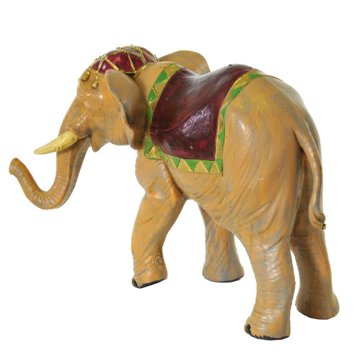 Statua presepe 12 cm elefante in piedi