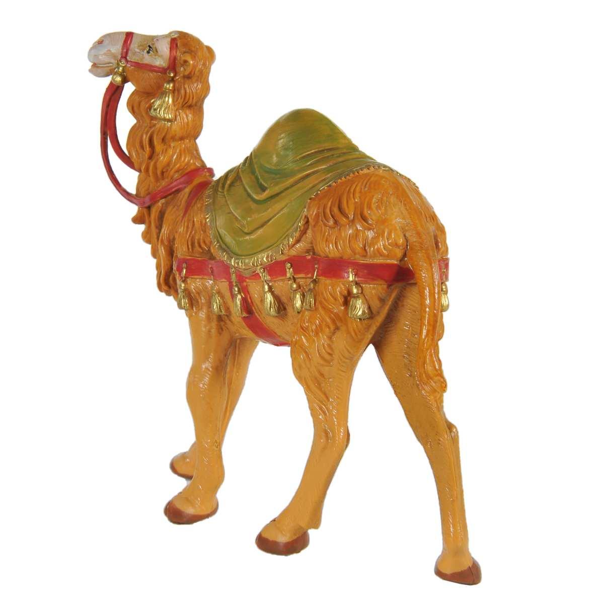 Statua presepe 12 cm dromedario in piedi