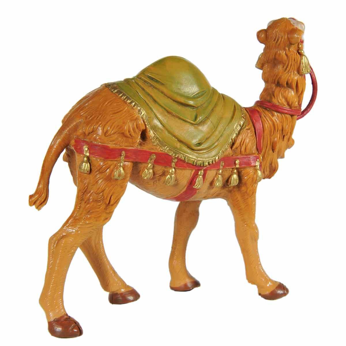 Statua presepe 12 cm dromedario in piedi