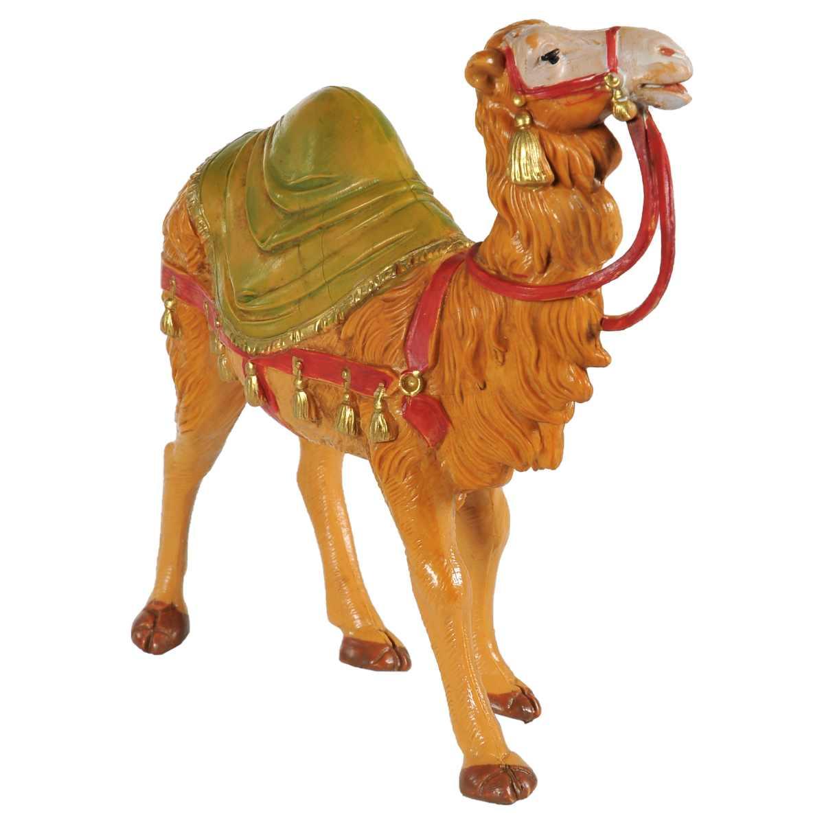 Statua presepe 12 cm dromedario in piedi