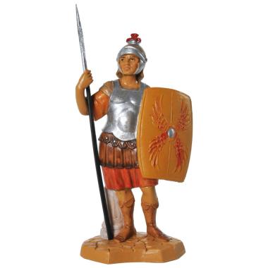 Statua presepe 12 cm soldato romano scudo