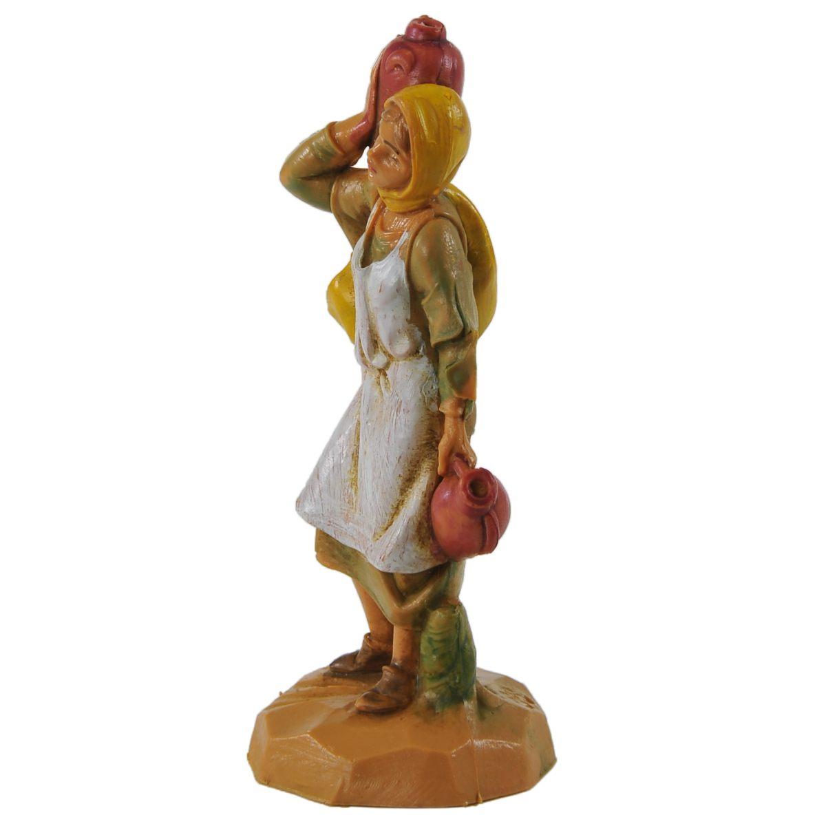 Statua presepe 6.5 cm pastorella brocche