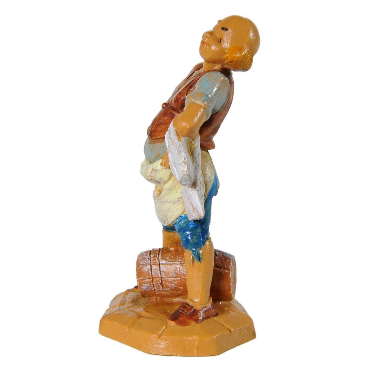Statua presepe 6.5 cm oste botte