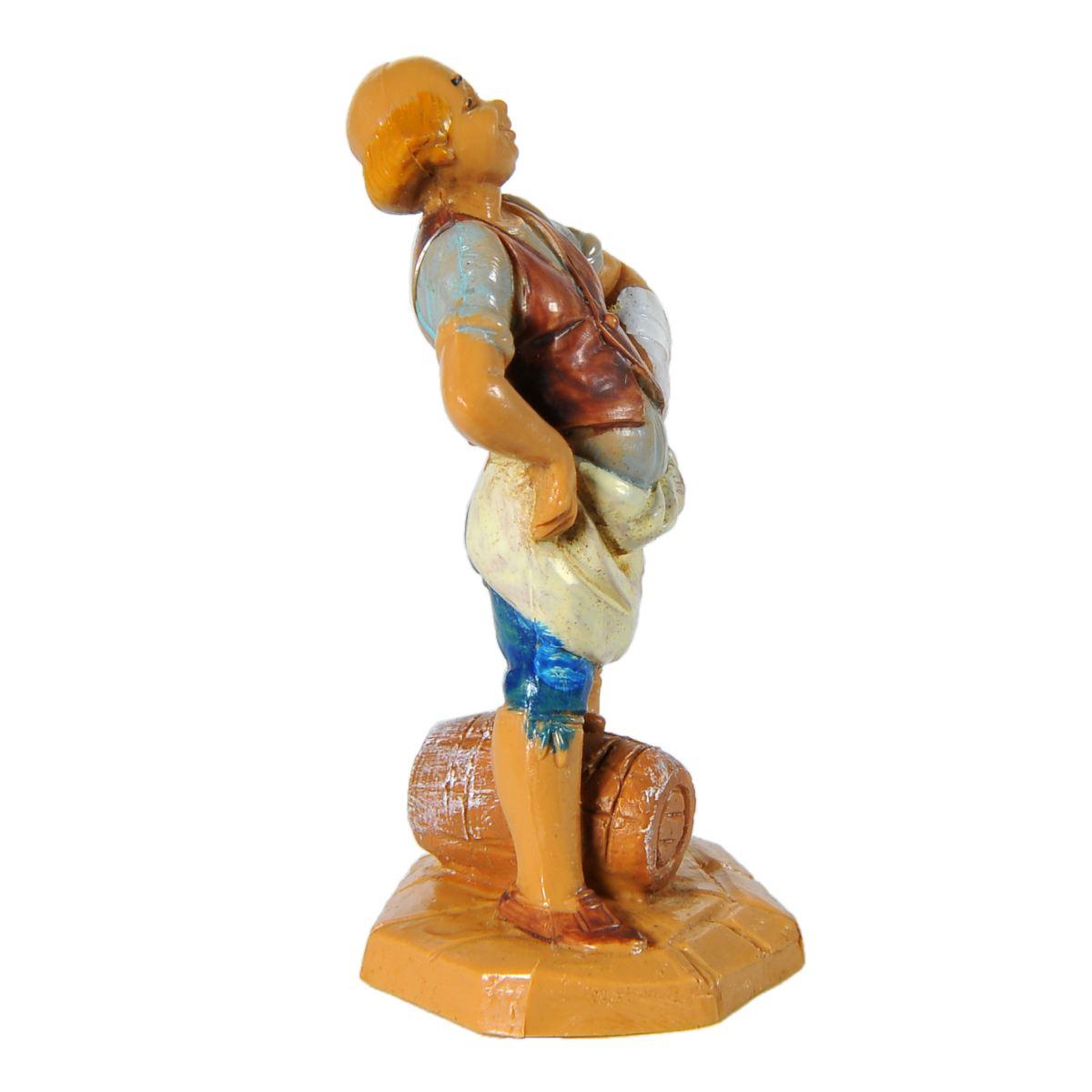 Statua presepe 6.5 cm oste botte