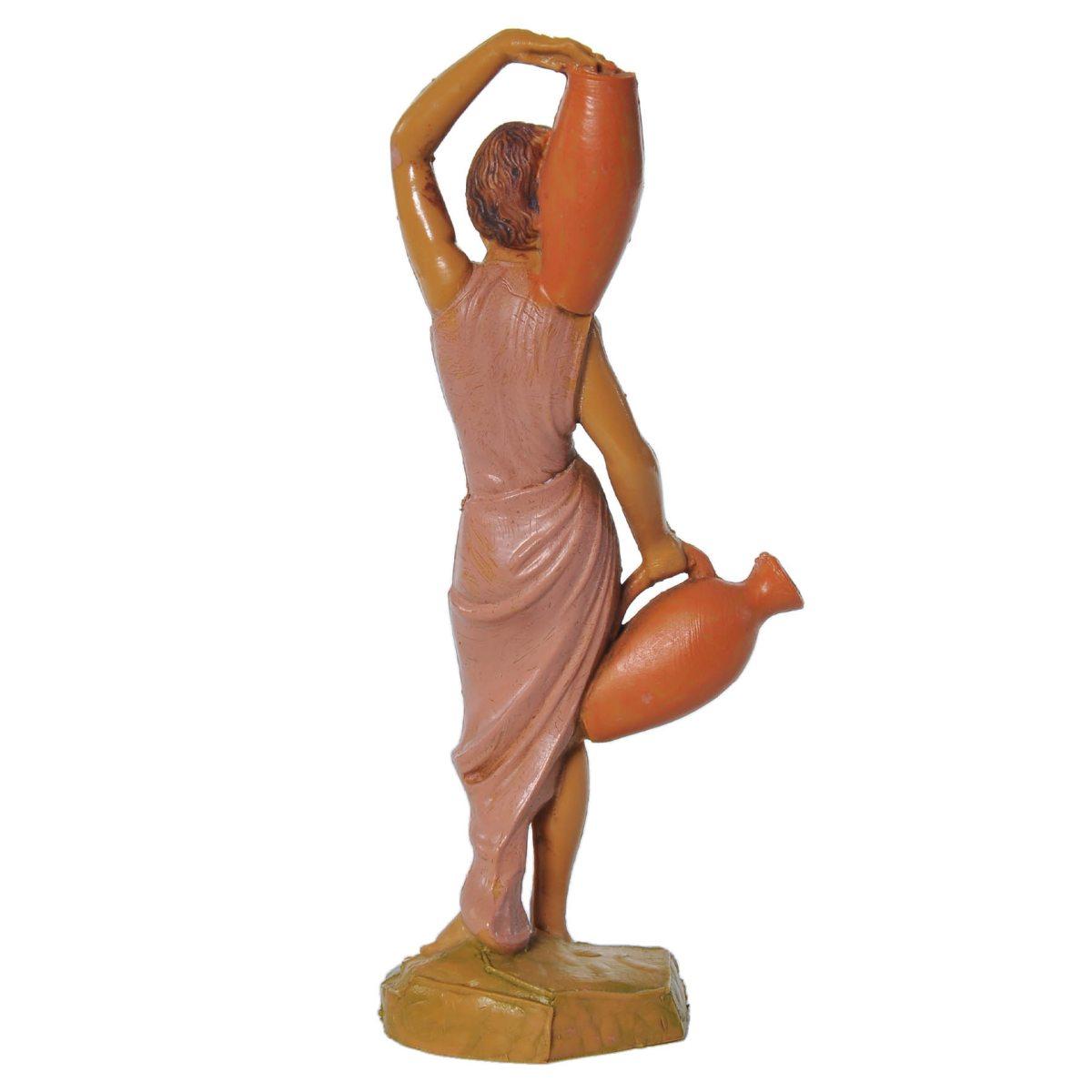 Statua presepe 10 cm pastorella brocche