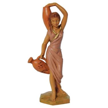 Statua presepe 10 cm pastorella brocche