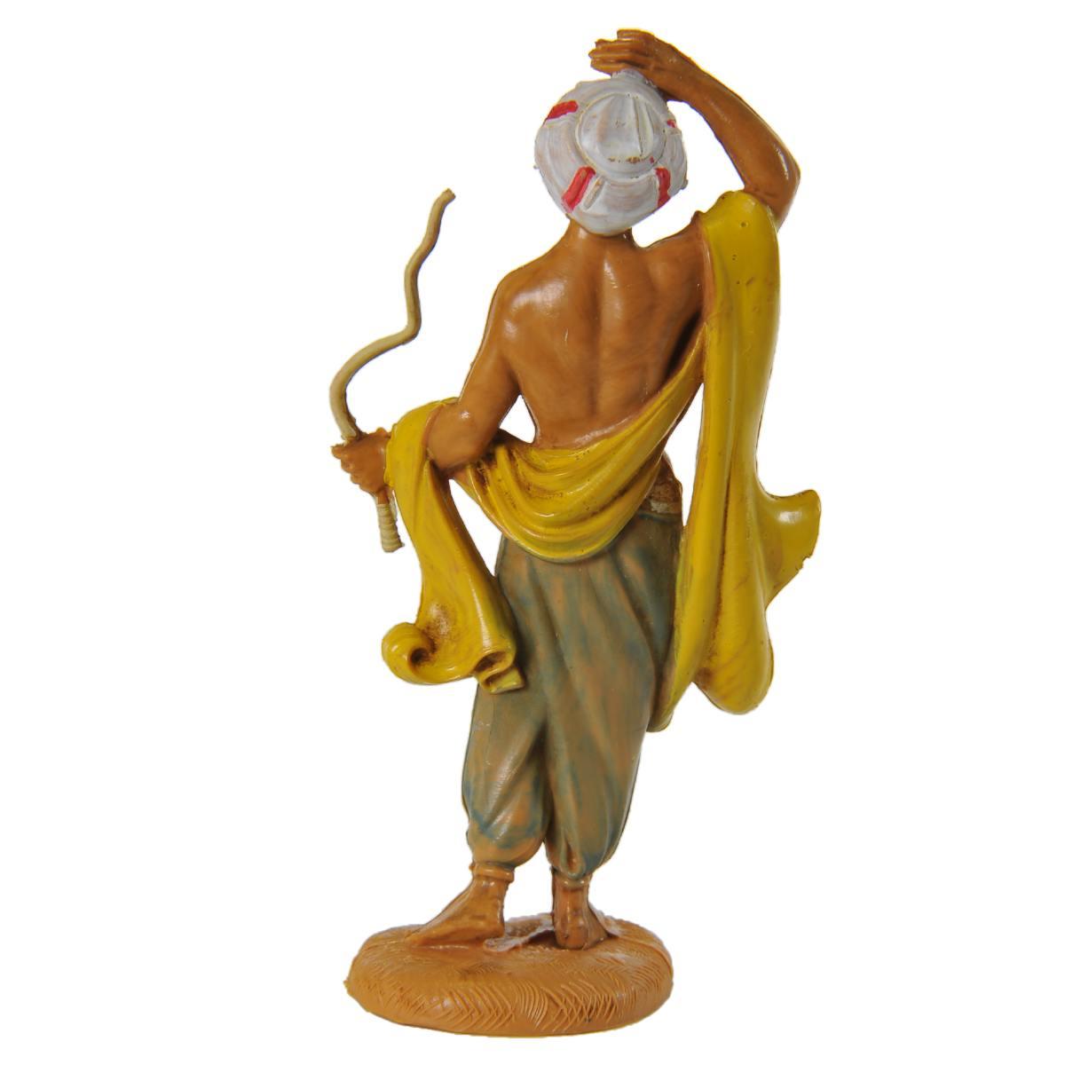 Statua presepe 10 cm pastore frusta