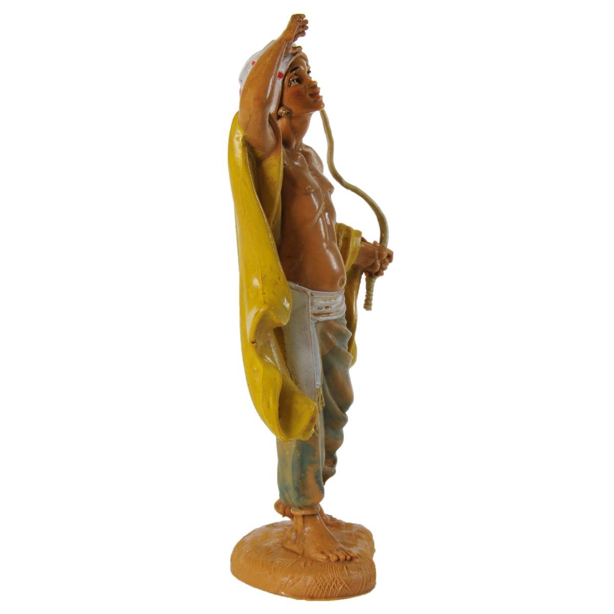 Statua presepe 10 cm pastore frusta