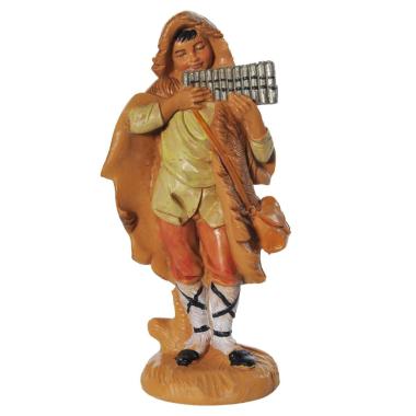 Statua presepe 12 cm pastore armonica
