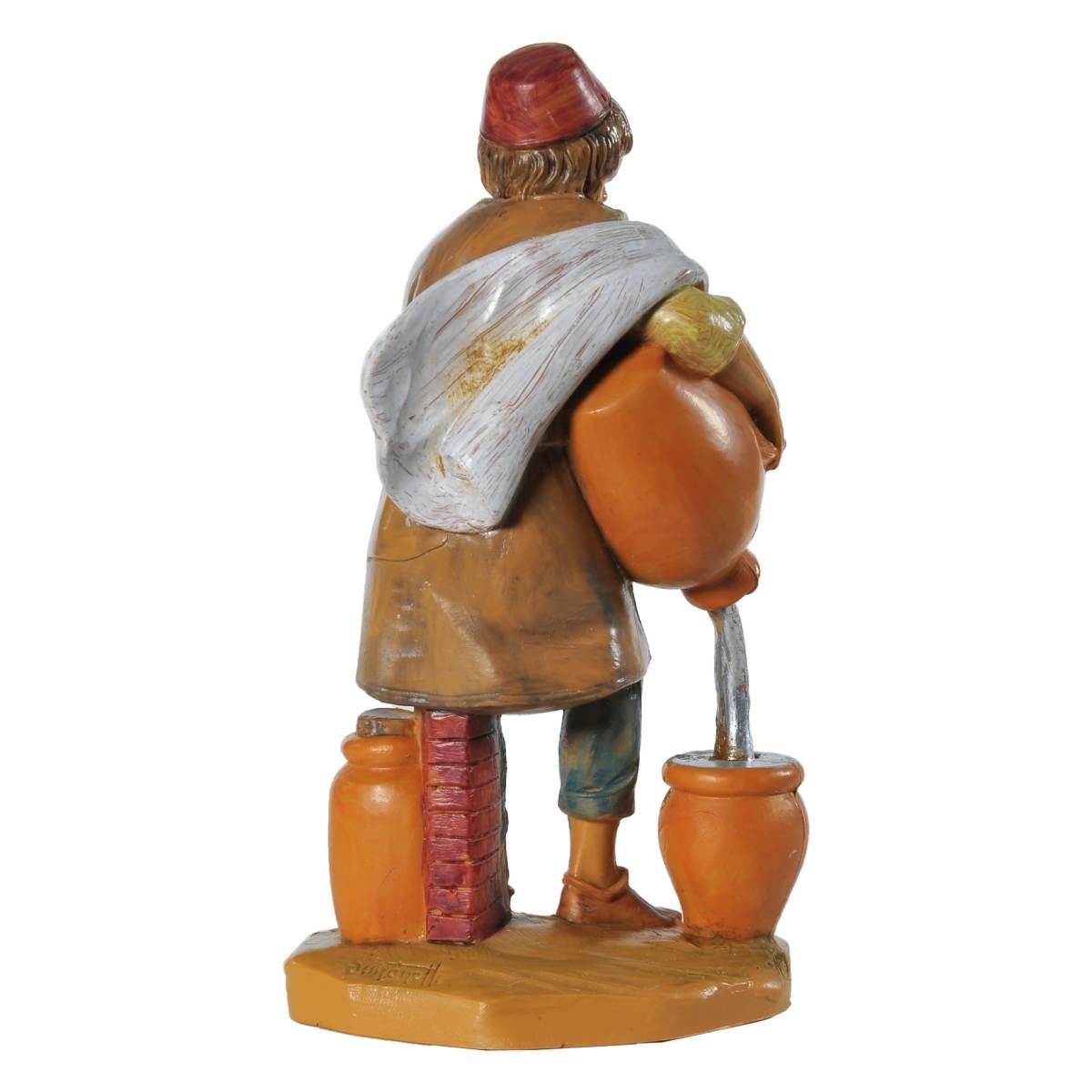 Statua presepe 12 cm pastore anfore