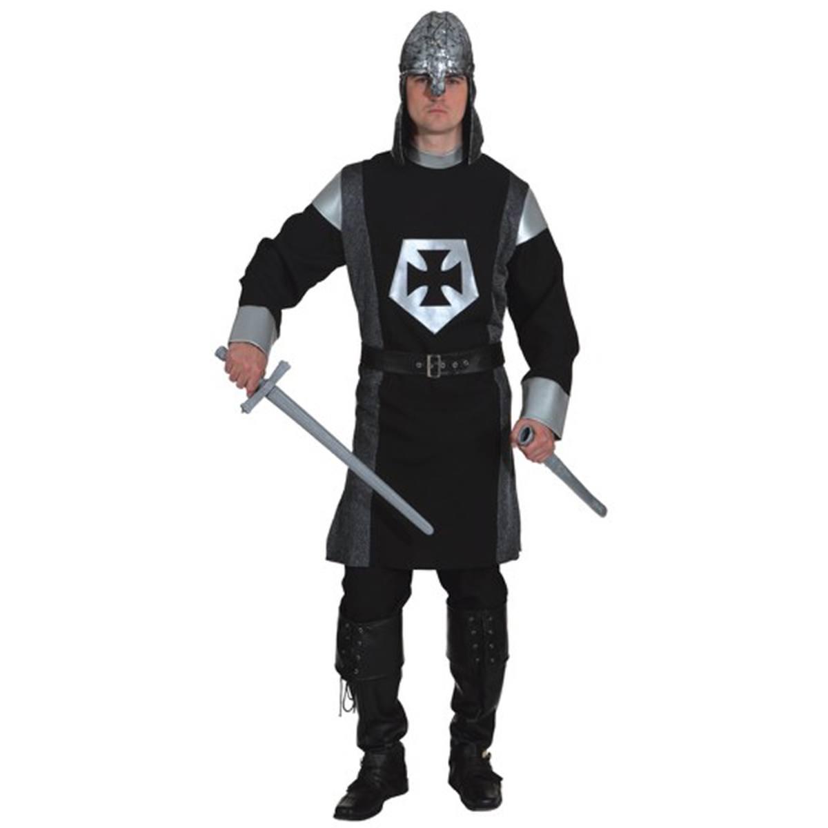 Costume crociato cavaliere nero