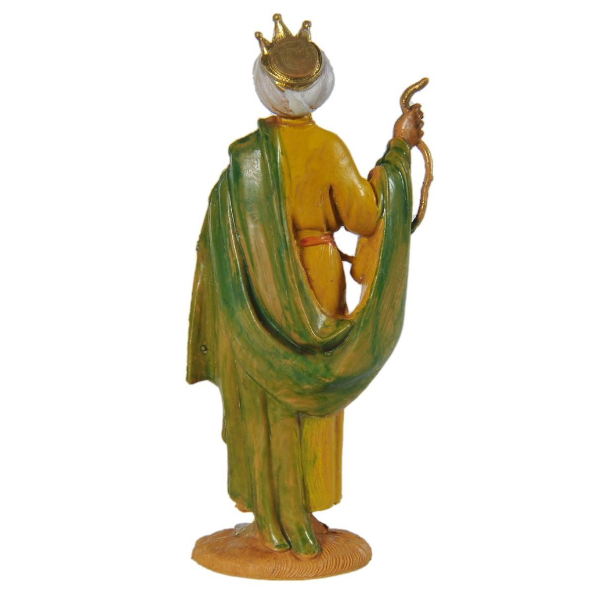 Statua presepe 10 cm re magio baldassarre