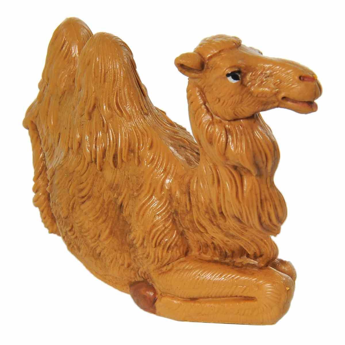 Statua presepe 10 cm cammello sdraiato