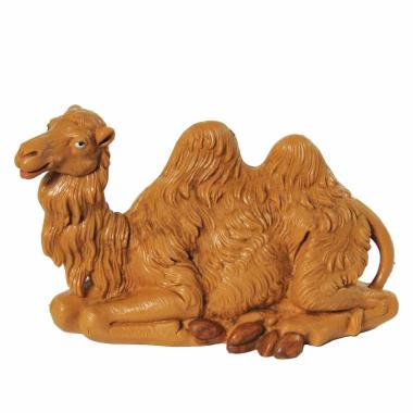 Statua presepe 10 cm cammello sdraiato