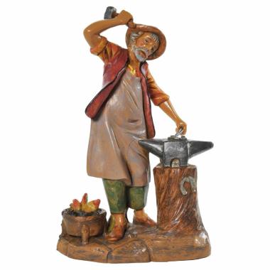 Statua presepe 19 cm fabbro banco lavoro