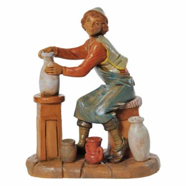 Statua presepe 19 cm ceramista vasi