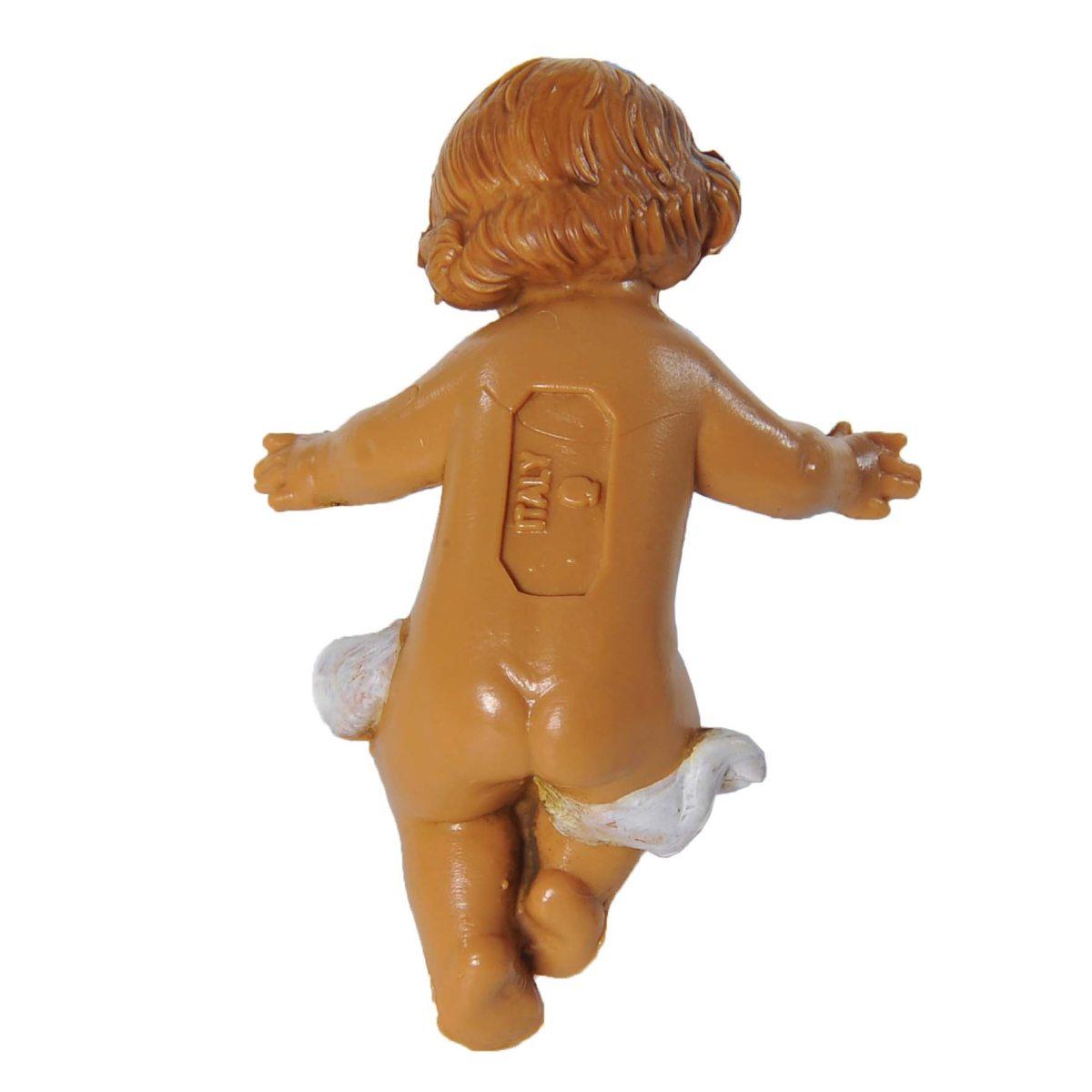 Statua presepe gesù bambino senza culla