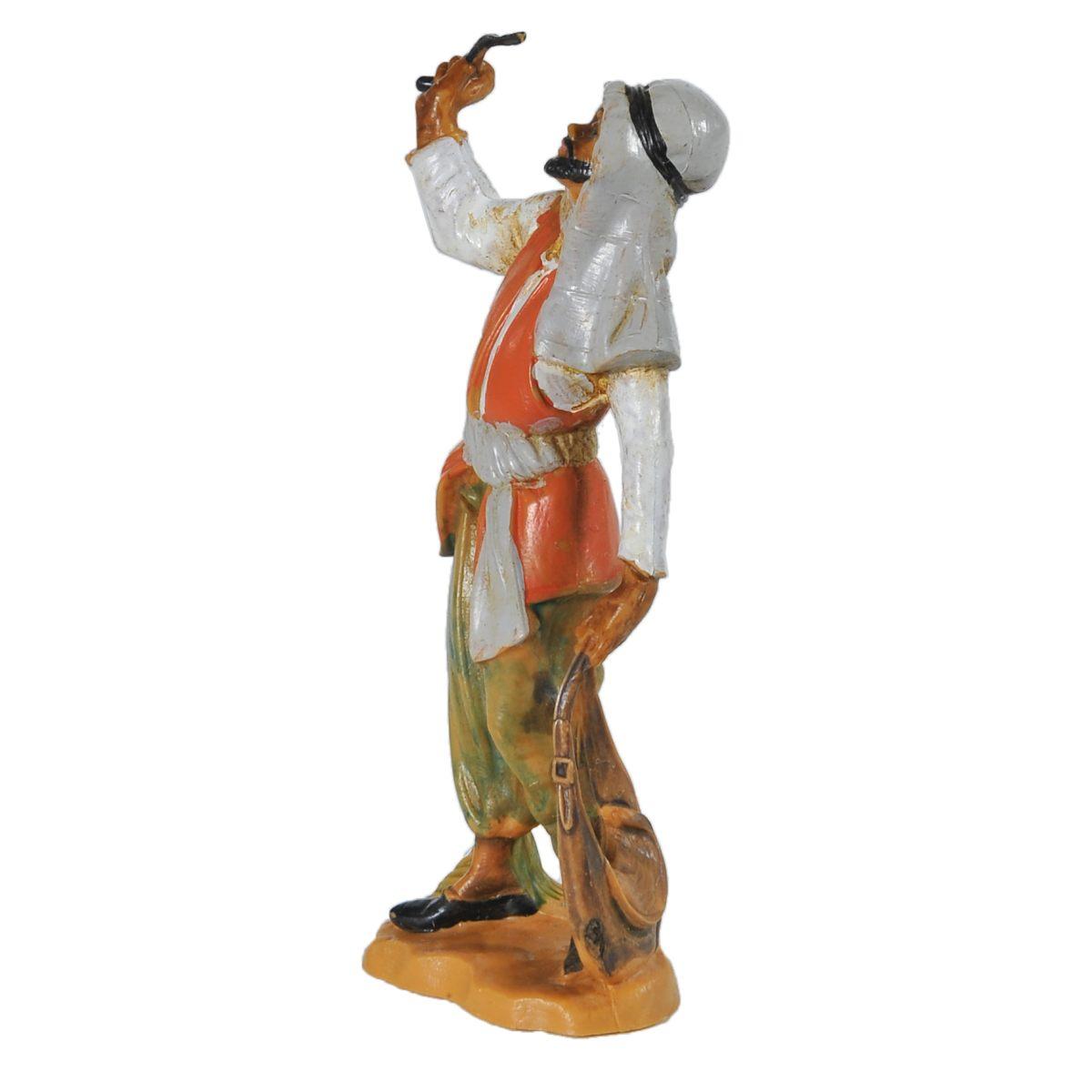Statua presepe 6.5 cm pastore frusta