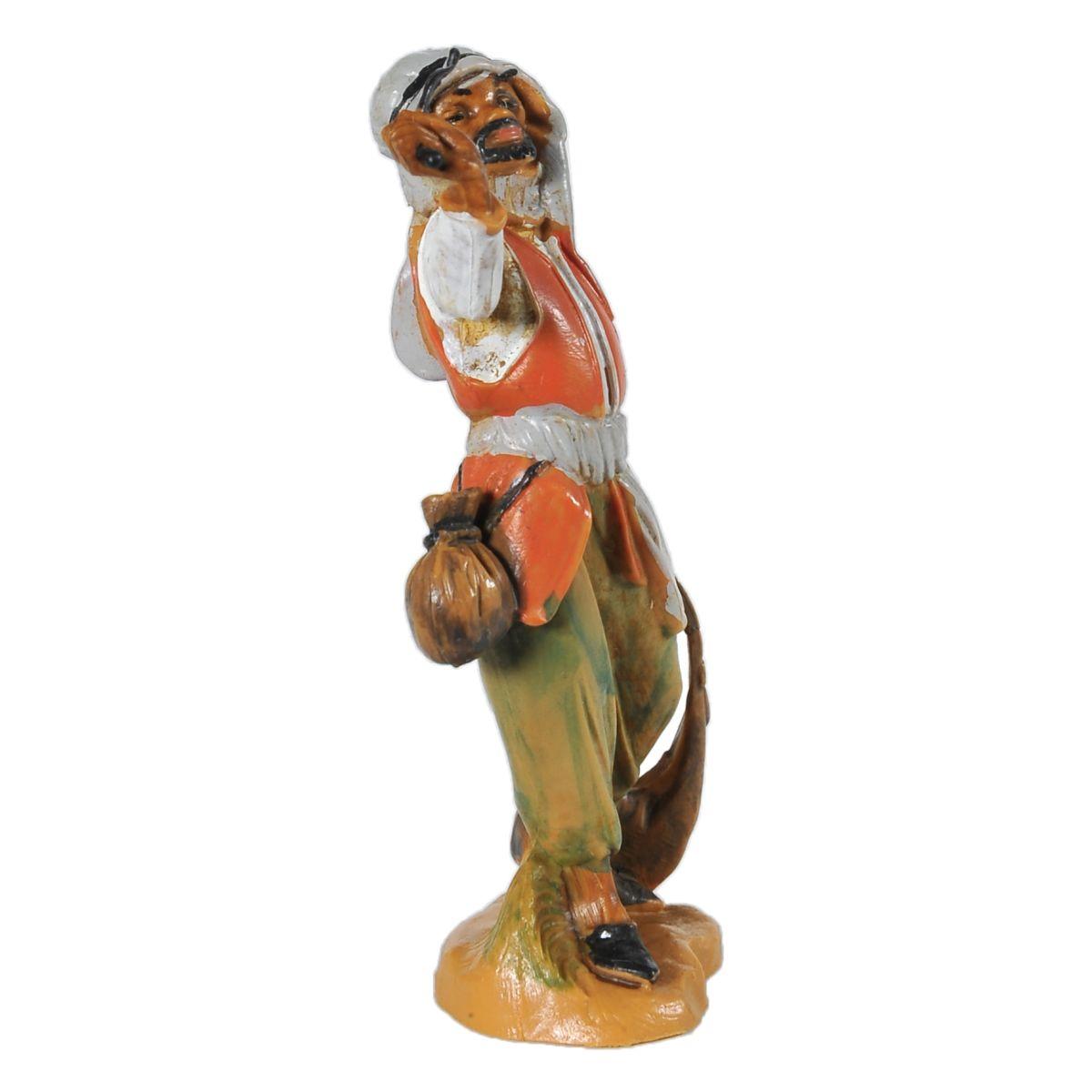 Statua presepe 6.5 cm pastore frusta