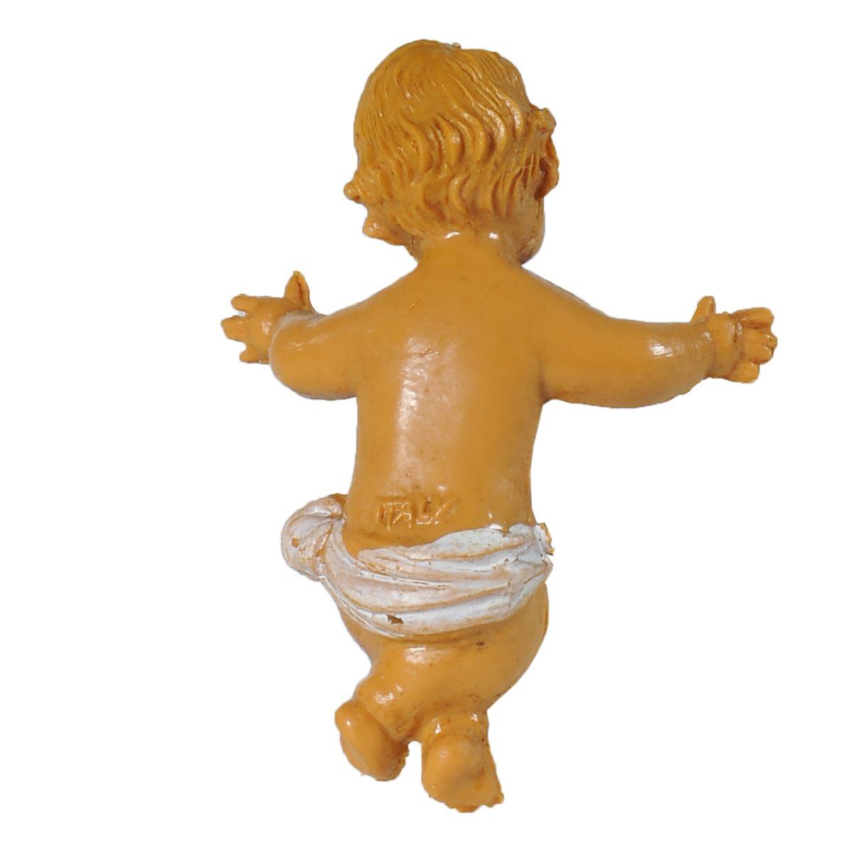 Statua presepe 10 cm gesù bambino senza culla