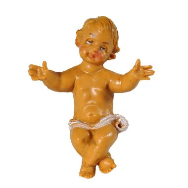 Statua presepe 10 cm gesù bambino senza culla