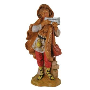 Statua presepe 19 cm pastore armonica