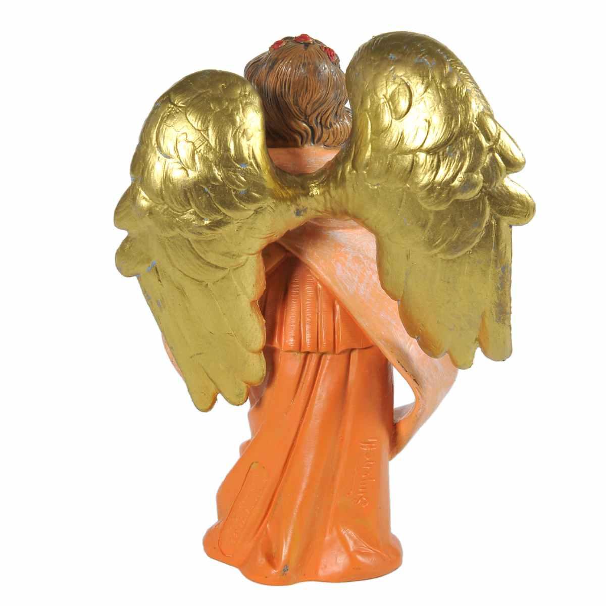 Statua presepe 12 cm angelo mani giunte