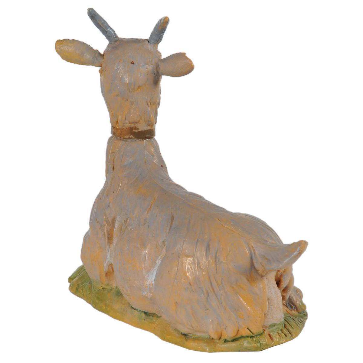 Statua presepe 30 cm capretta sdraiata
