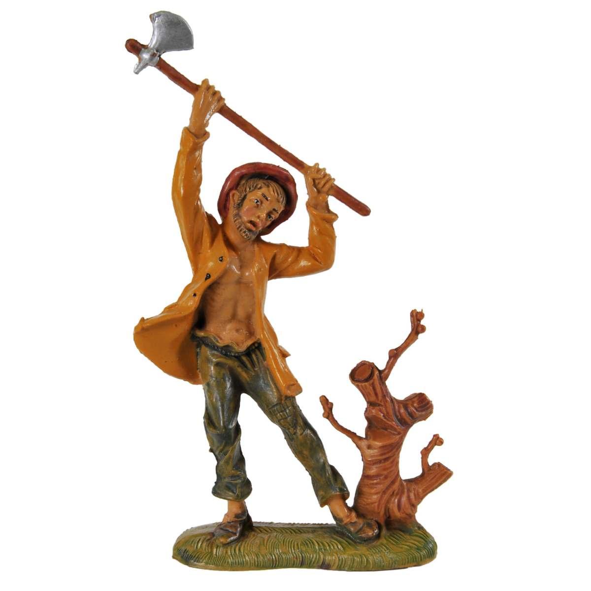 Statua presepe 10 cm pastori doppi assortiti