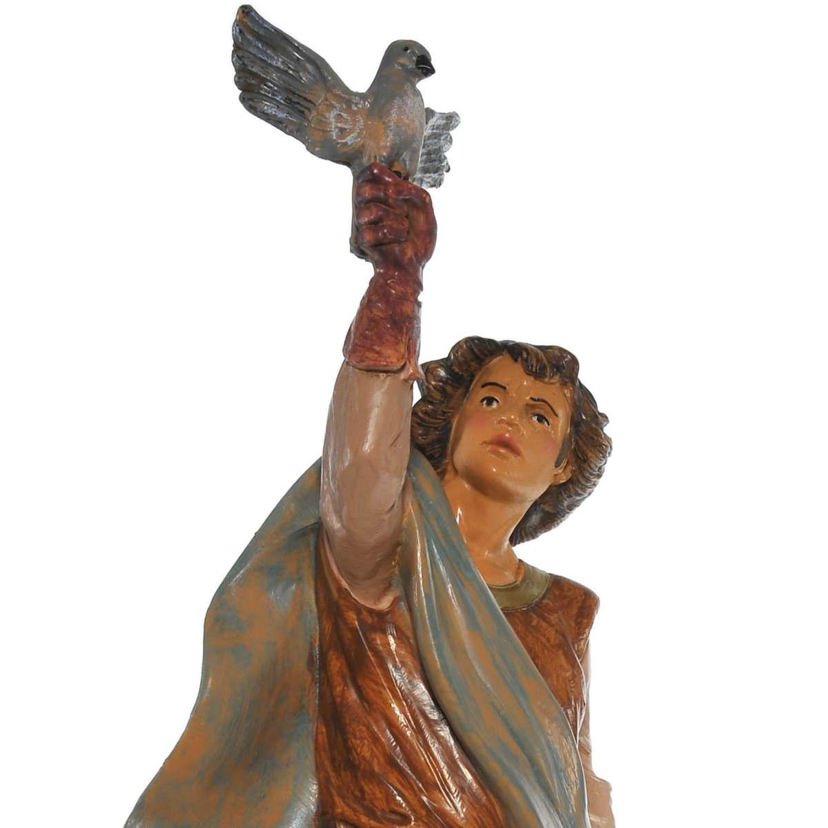 Statua presepe 30 cm falconiere falco