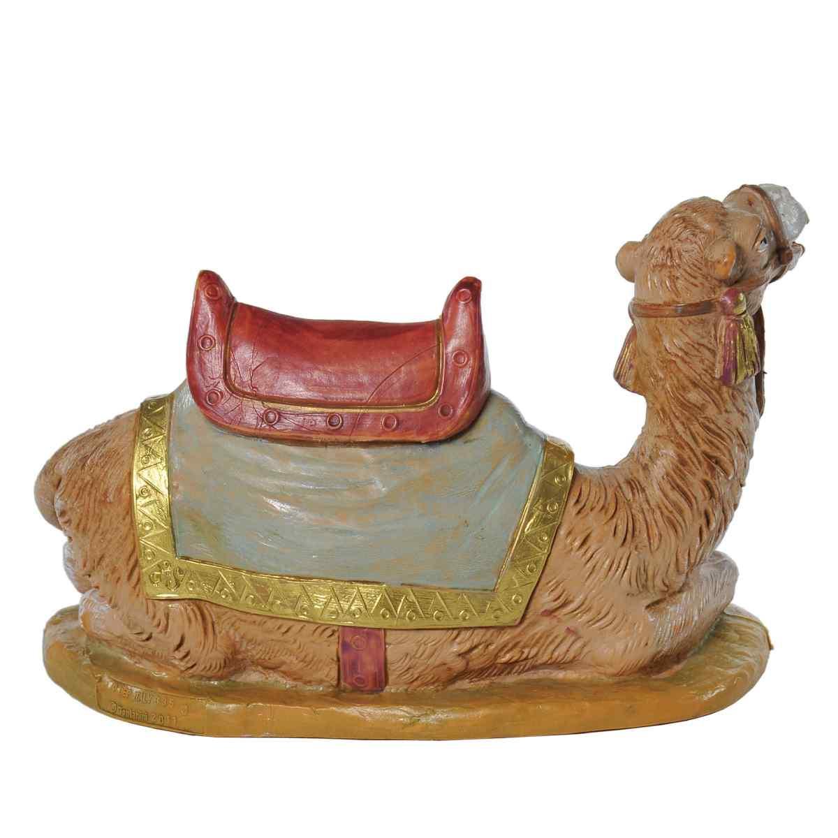 Statua presepe 19 cm cammello sdraiato