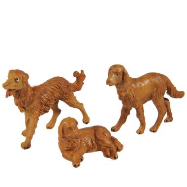 Statua presepe 12 cm cani