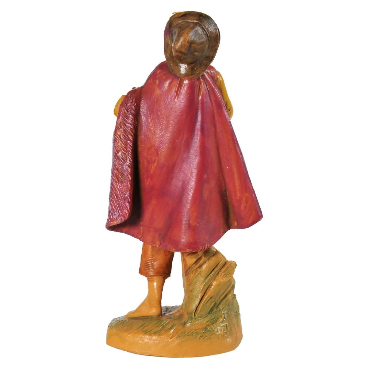 Statua presepe 9.5 cm pastore zampognaro
