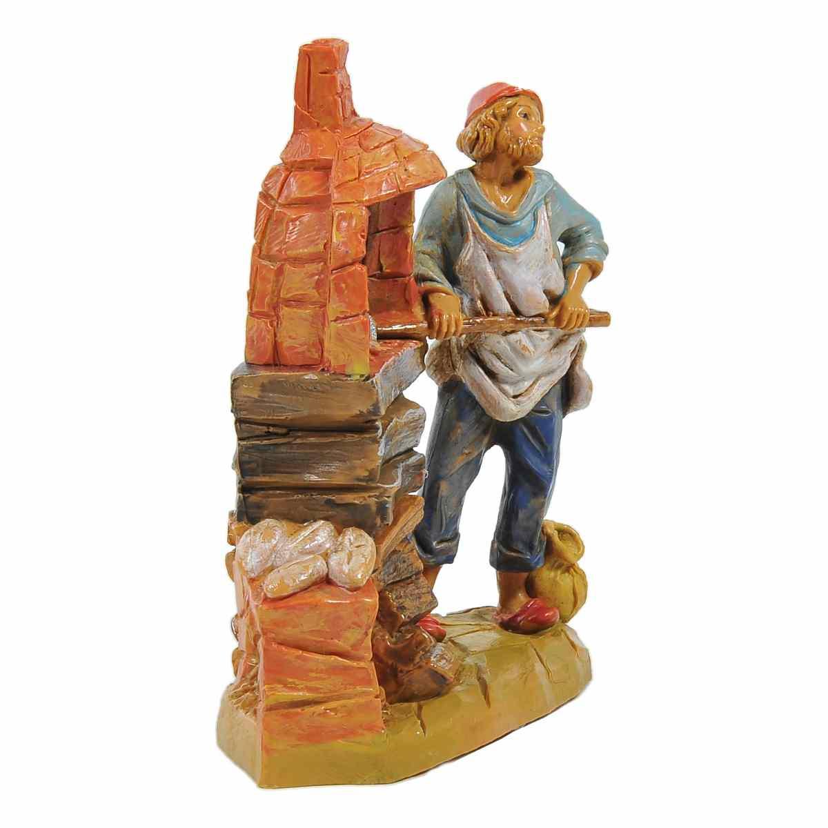 Statua presepe 9.5 cm fornaio