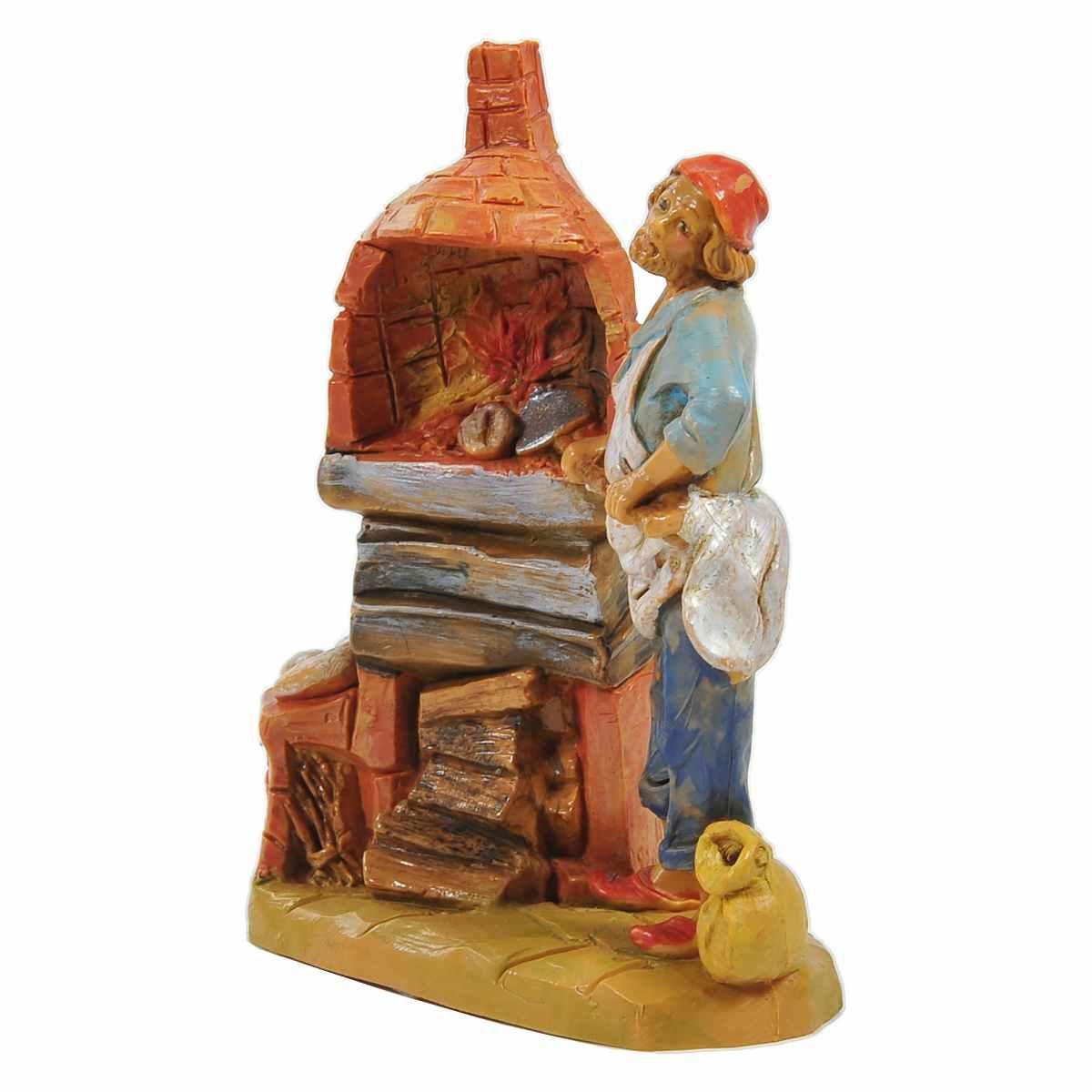 Statua presepe 9.5 cm fornaio