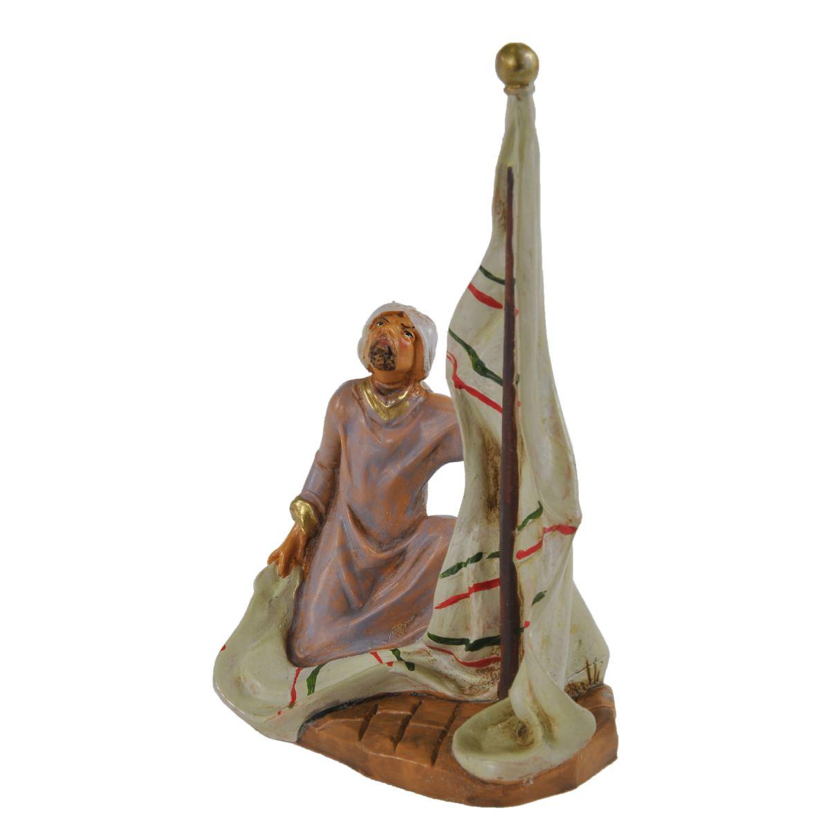 Statua presepe 9.5 cm montatore tende