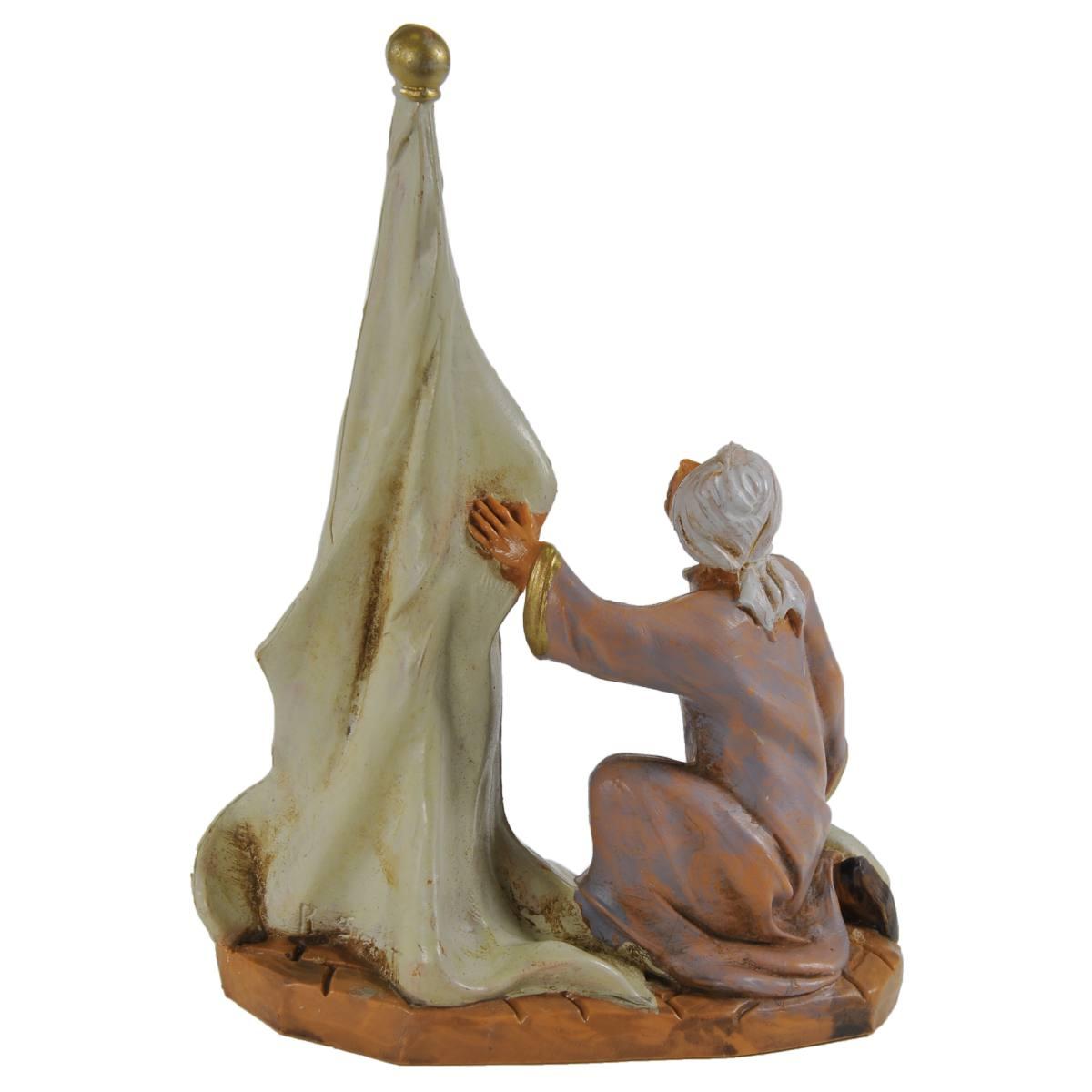 Statua presepe 9.5 cm montatore tende
