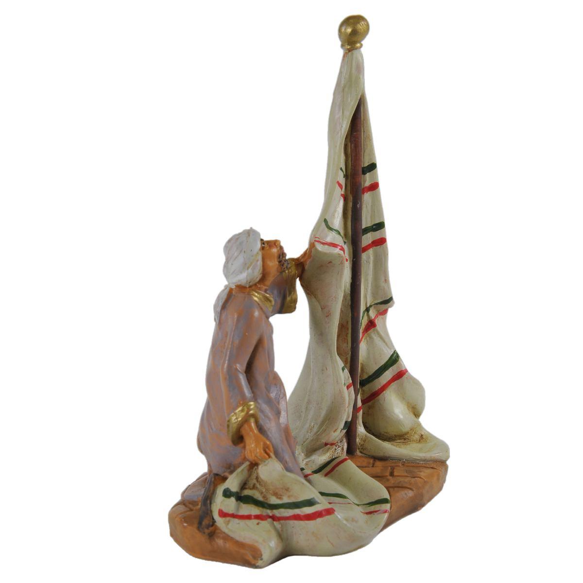 Statua presepe 9.5 cm montatore tende