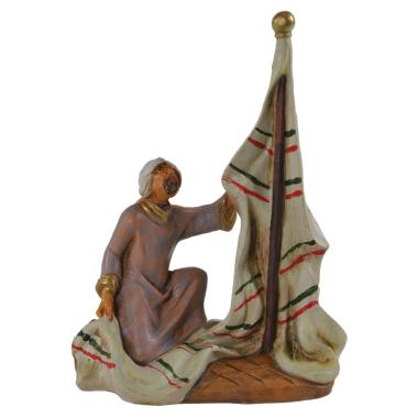 Statua presepe 9.5 cm montatore tende