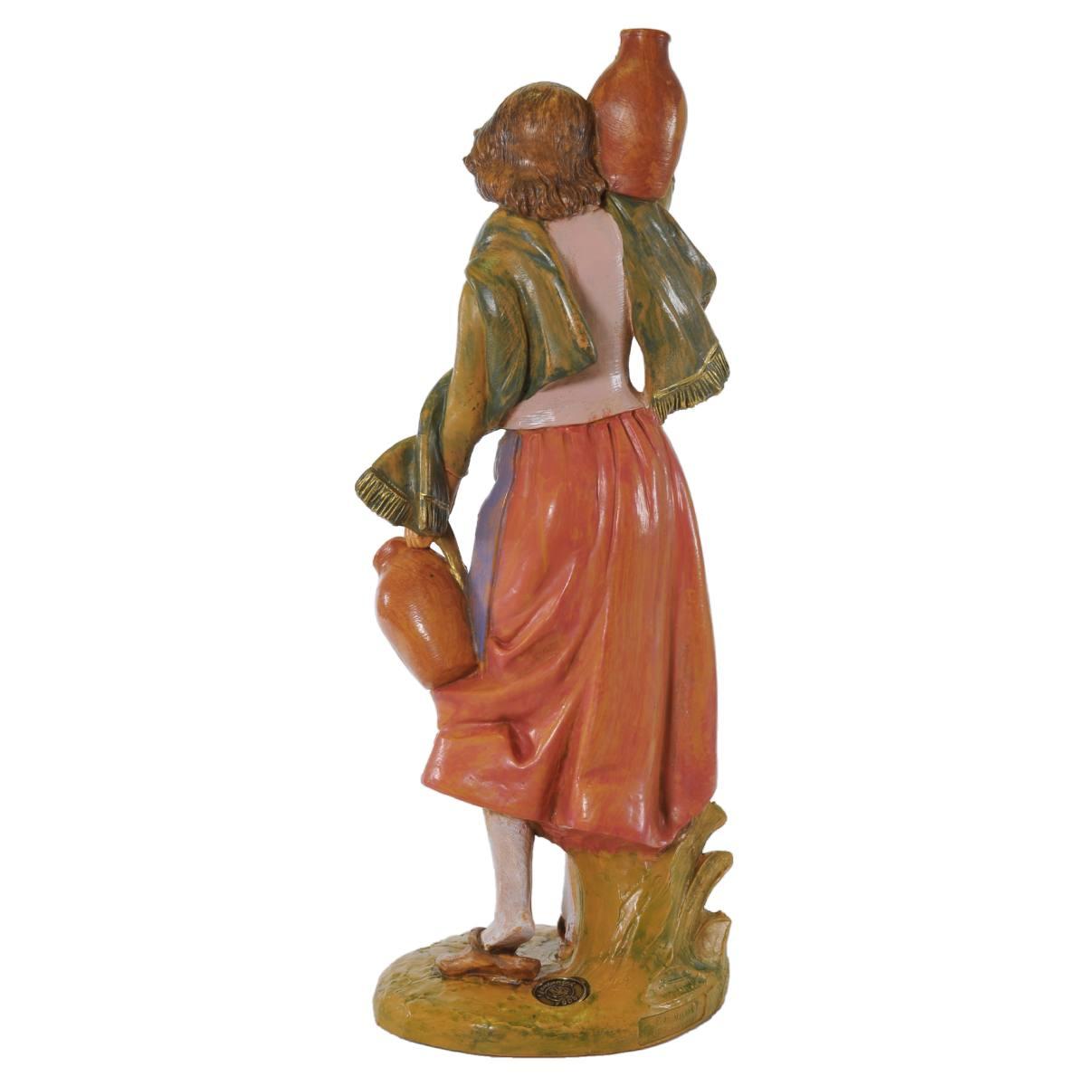 Statua presepe 30 cm pastorella brocche
